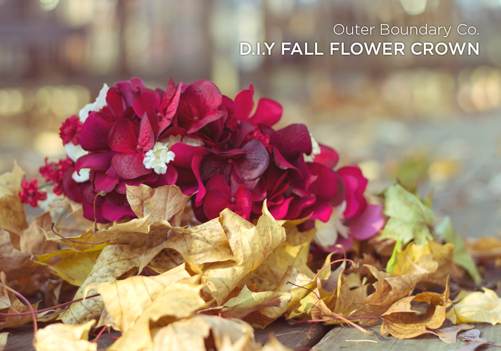Outer Boundary DIY Fall Flower Crown